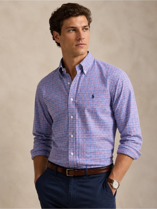 Polo Ralph Lauren Other - Polo by Ralph Lauren Blue and Lavender Check Button-Down Shirt